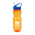 Custom 22 oz Translucent Bike Bottle with Sport Sip Lid & Straw - Translucent Orange