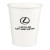 Custom 10 oz Squat White Disposable Paper Cup
