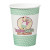 Custom 8 oz White Single Wall Disposable Paper Cup
