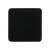 Custom Faux Leather Coaster Square - Black