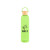 Custom 32 Oz. Jeffrey RPET Bottle With Bamboo Lid And Easy Carry Handle - Translucent Lime Green