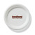 Custom 10"D Compostable White Paper Plates