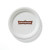 Custom 6 3/4"D Compostable White Paper Plates