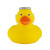 Custom Mini Angel Rubber Duck - Front