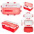 Custom Broadview Bento Box With Spork - Red