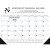 Promotional Desk Pad Calendar With Vinyl Corners