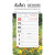 Memo Board Desk Calendar - Garden