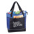 Custom Jumbo Cooler Tote Bag - Royal/Black