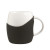 Custom Rotunda Ceramic Mug with Grip - Black