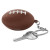 Custom Football Shape Stress Ball Keychain - Back
