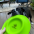Custom Flying Disc Water Dish - In Use