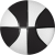 Custom 29 1/2" Full-Size Rubber Basketball Colors - Black/White