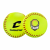 Custom Optic Yellow Synthetic Leather Softball - Multiple Color and Full-Color Imprint for Added Fee