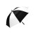 Windjammer Vented Golf Umbrella-Black and White