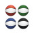 Custom 7" Mid-Size Rubber Basketball Colors - Added Fee for Multiple and Full-Color Imprints