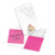 Custom Post-it Transparent Notes with Full Color Cover - Pink