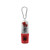 Custom Earbuds With Flashlight Case - Transcluent Red 