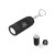 Custom Rechargeable LED Light Key Chain - Black with Black