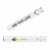 Glass Chillum One Hitter with Logo Imprint