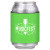  Custom Wrap Can Cooler - Lime Green 