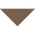 Custom Large Triangle Pet Bandanna - Cocoa