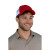 Custom Clutch Trucker Cap - Model Wearing Red Cap 