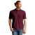 Custom Perfect Polo - Model Wearing Deep Maroon Tshirt 