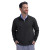 Custom Luxe 1/4 Zip Pullover - Model Wearing Black Pullover