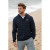 Custom Baja Hoodie - Navy/White Front View