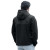 Custom Yukon Jacket - Model Wearing Black Jacket With Back View
