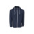 Custom Club Jacket - Navy With Gray Front View