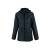 Custom Women's K2 Quilted Puffer Jacket - Onyx Black Front View