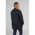 Custom Women's K2 Quilted Puffer Jacket - Women Wearing Onyx Black Jacket Back View