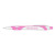 Custom Gel Sport Soft Touch Rubberized Hybrid Ink Gel Pen - Black Ink - Pink