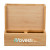 Custom FSC Bamboo Photo Frame Desktop Organizer - Natural 