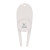 Custom Divot Tool with Ball Marker - White 