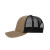 Custom Tucker Tencel Trucker Cap - Brown/Black Side View 