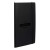 Custom 5.75" x 8.25" Classic Softcover Notebook - Black Side View 