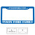 License Plate Frame - Royal Blue