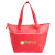 Custom Mist Recycled 9-Can Non-Woven Tote Cooler - Red