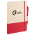 Custom 5" x 7" Sugarcane Paper Bound Notebook - Red