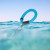 Custom Floating Wristband Key Holder - Neon Blue Lifestyle