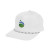 Custom Stroke Play Rope Cap - Embroidered - White With White