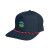 Custom Stroke Play Rope Cap - Embroidered - Navy With Red