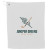 Custom 15" x 18" Recycled 200g Microfiber Waffle Towel - White