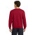 Custom Gildan Heavy Blend Crewneck Sweatshirt - Cardinal Red Back View 