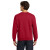 Custom Gildan Heavy Blend Crewneck Sweatshirt - Cherry Red Back View 