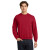 Custom Gildan Heavy Blend Crewneck Sweatshirt - Cherry Red Front View 
