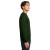 Custom Gildan Heavy Blend Crewneck Sweatshirt - Forest Green Side View 