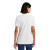 Custom Port & Company Women's Core Cotton V-Neck Tee - White Back View